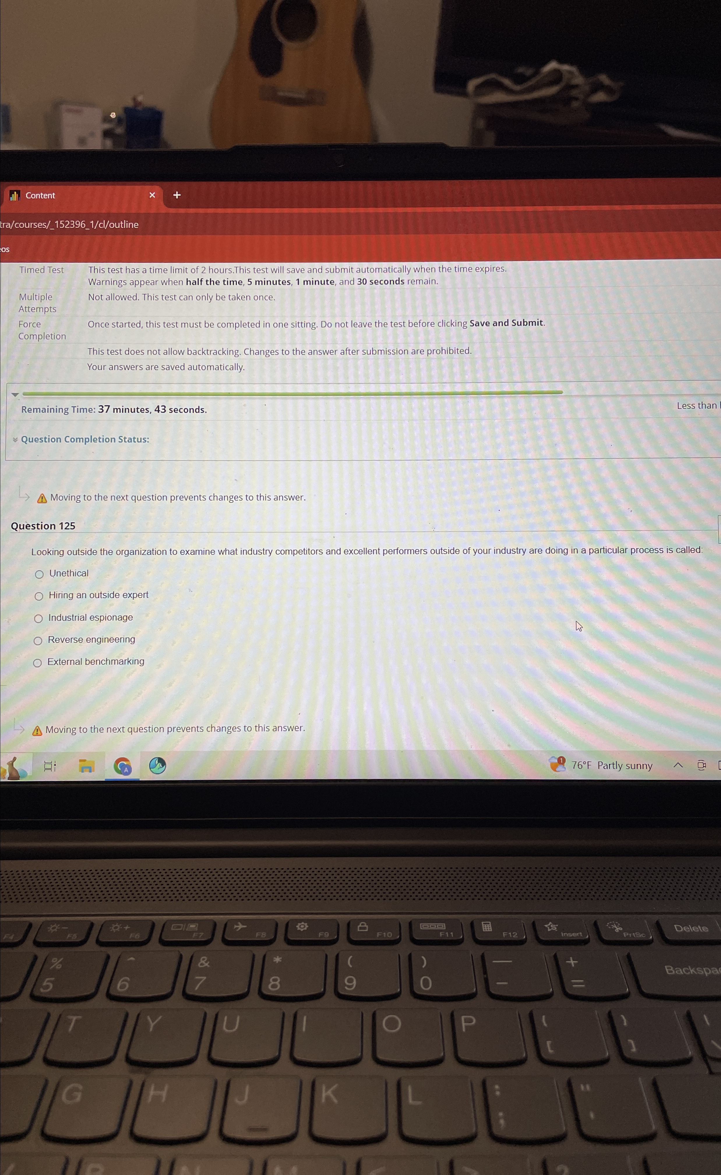  Content tra/courses/_152396_1/cl/outline Timed Test Multiple Attempts Force Completion This test has