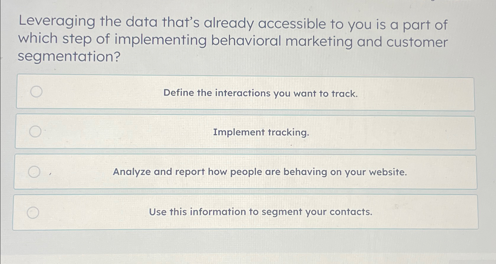  Leveraging the data that's already accessible to you is a part