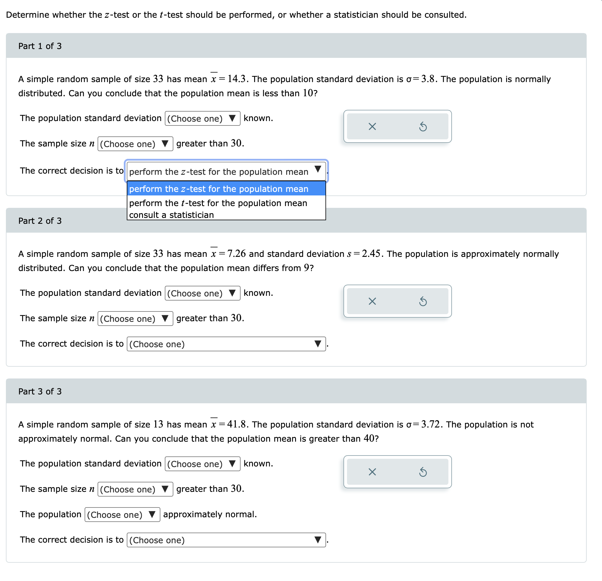 test to determine whether the mean weight loss is less than 18