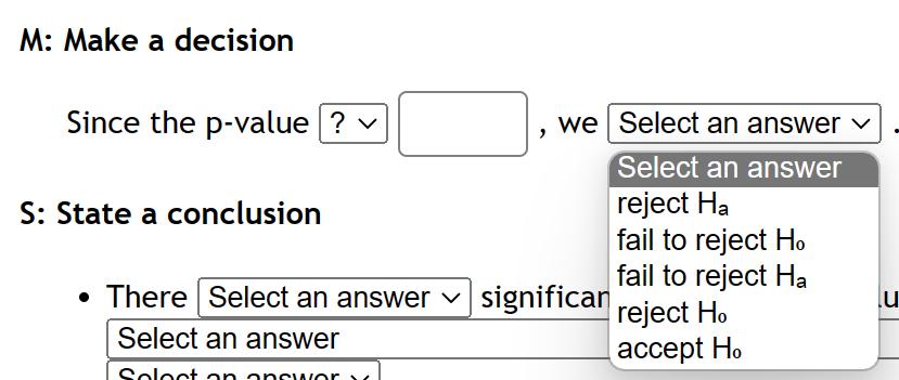 is the correct parameter symbol and wording for population 1? Select an