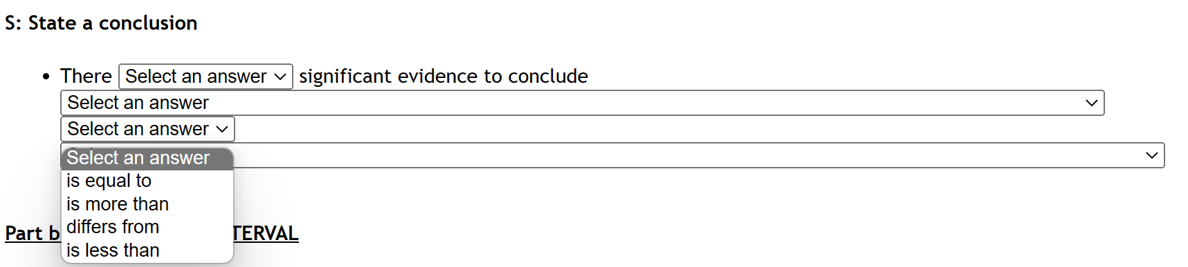 final 145 randomly selected stat students in classes that use an online