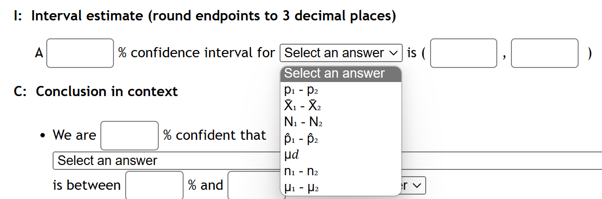 selected stat student in a class that uses an online homework system