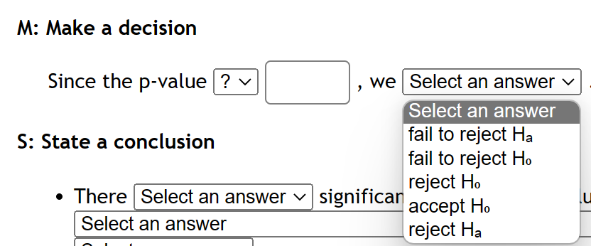 answer v Select an answer The percentage of all students who took