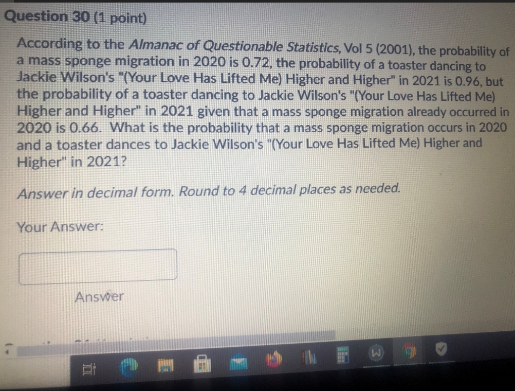 what is the formula and how do i answer this? Question 30