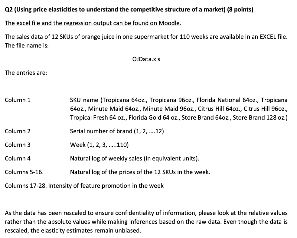 Please include the steps of plotting the 12 graphs on excel. Q2