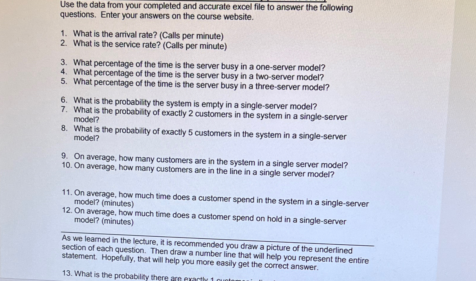 Use the data from your completed and accurate excel file to
