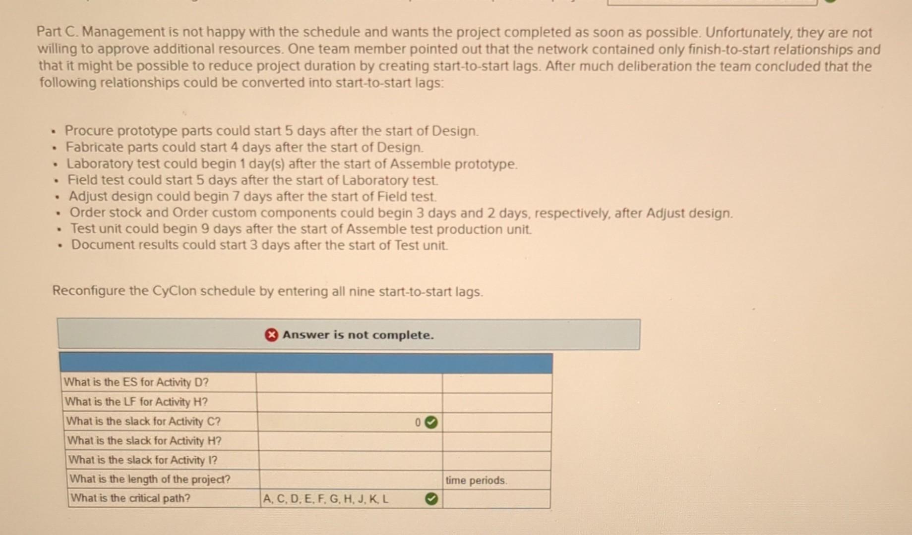 project team has started gathering the information necessary to develop a project