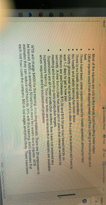 The manufacturing process at AWS is in some ways very sophisticated, Robots