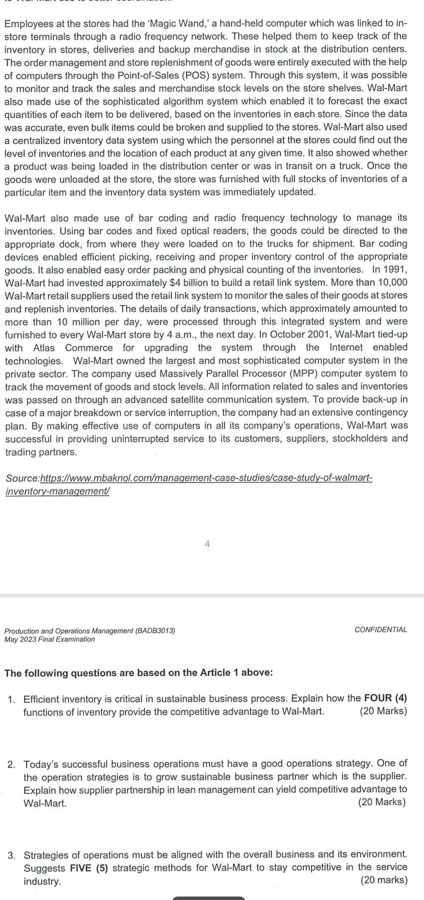  based on casee study Employees at the stores had the 'Magic