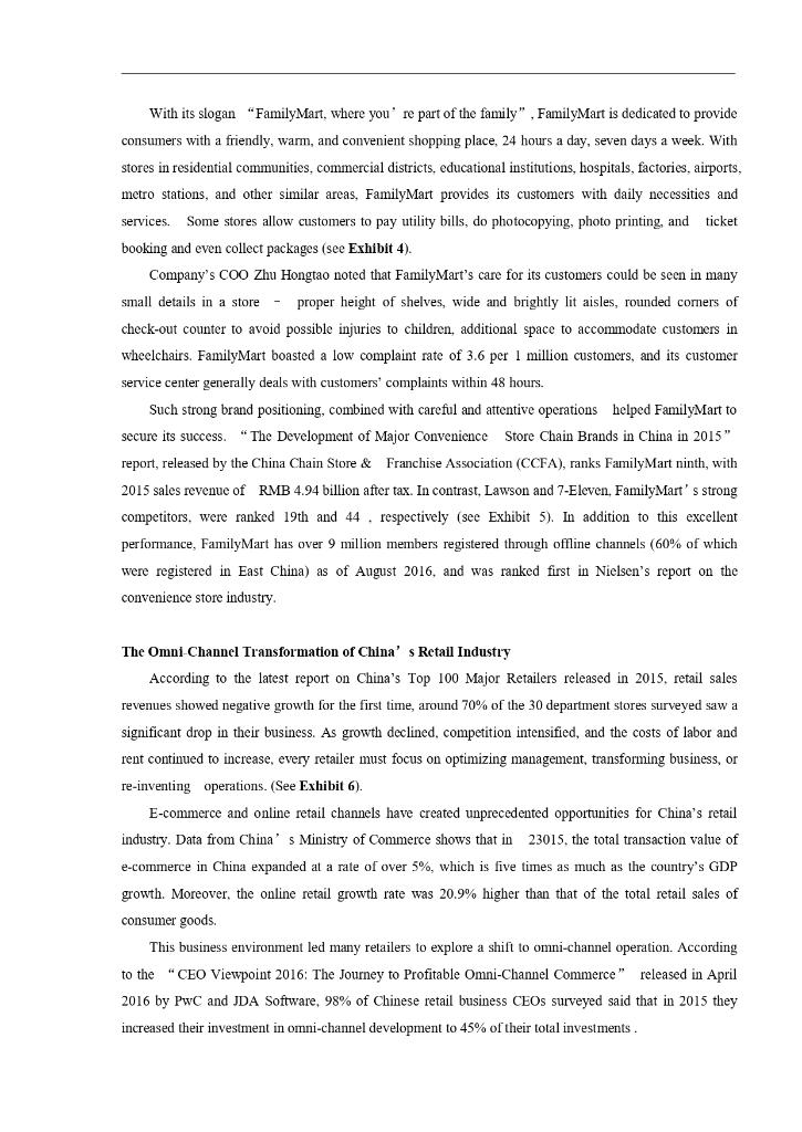 if FamilyMart is to engage in online development? b. How should FamilyMart