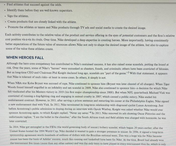 case. Pages 2-3/4 will be your answers to the questions posed. Page