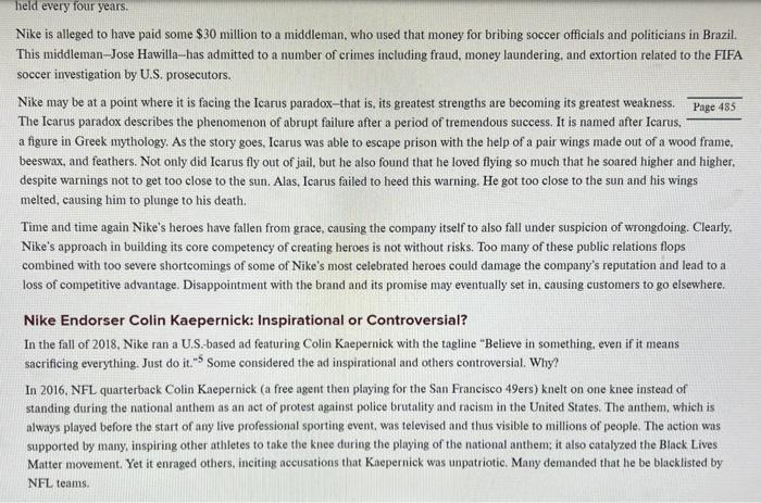 five (or six) will be an update of what has gone on