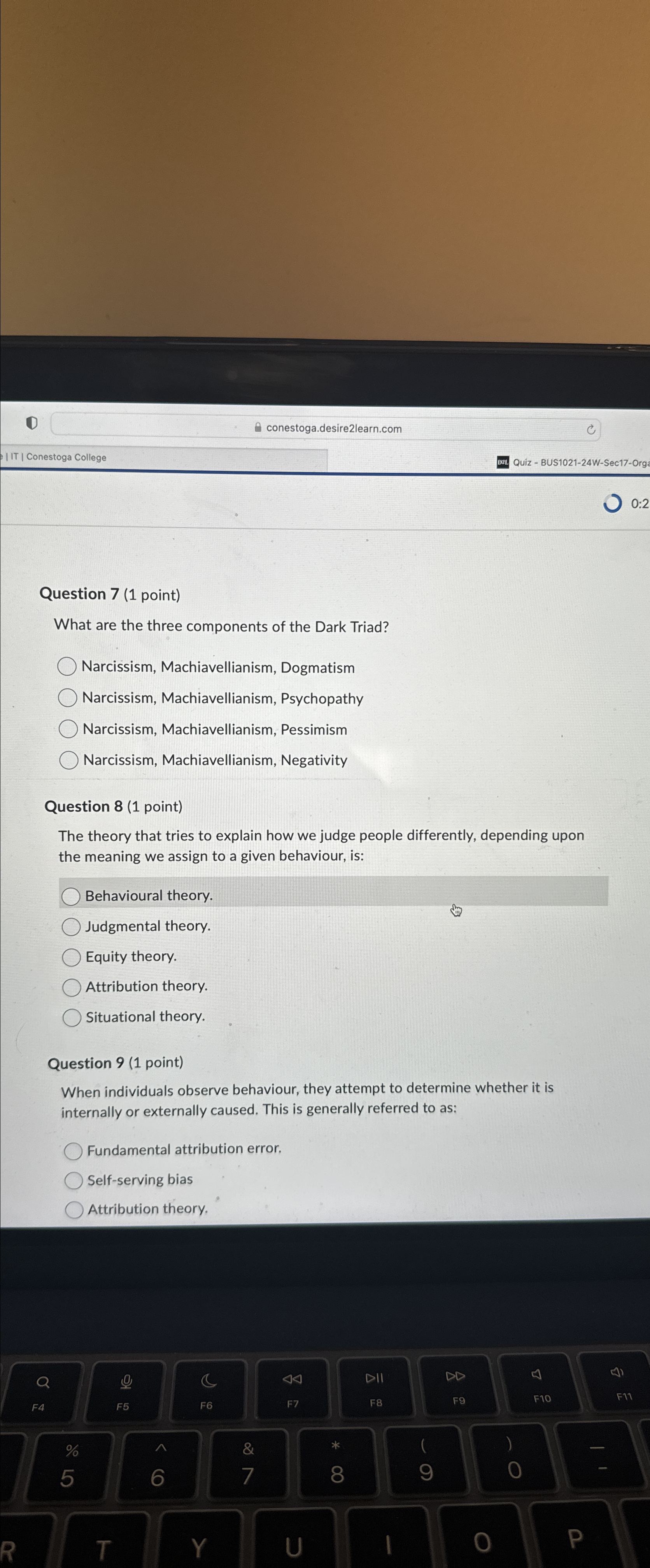  Question 7(1 point) What are the three components of the Dark