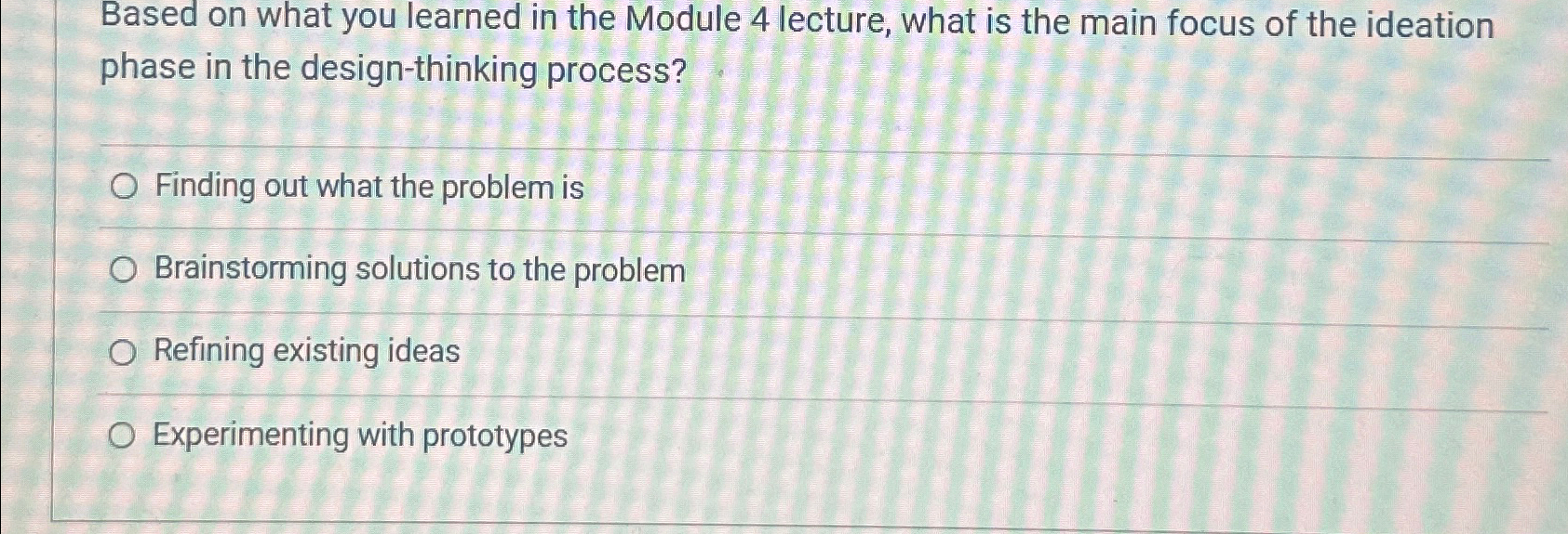  Based on what you learned in the Module 4 lecture, what