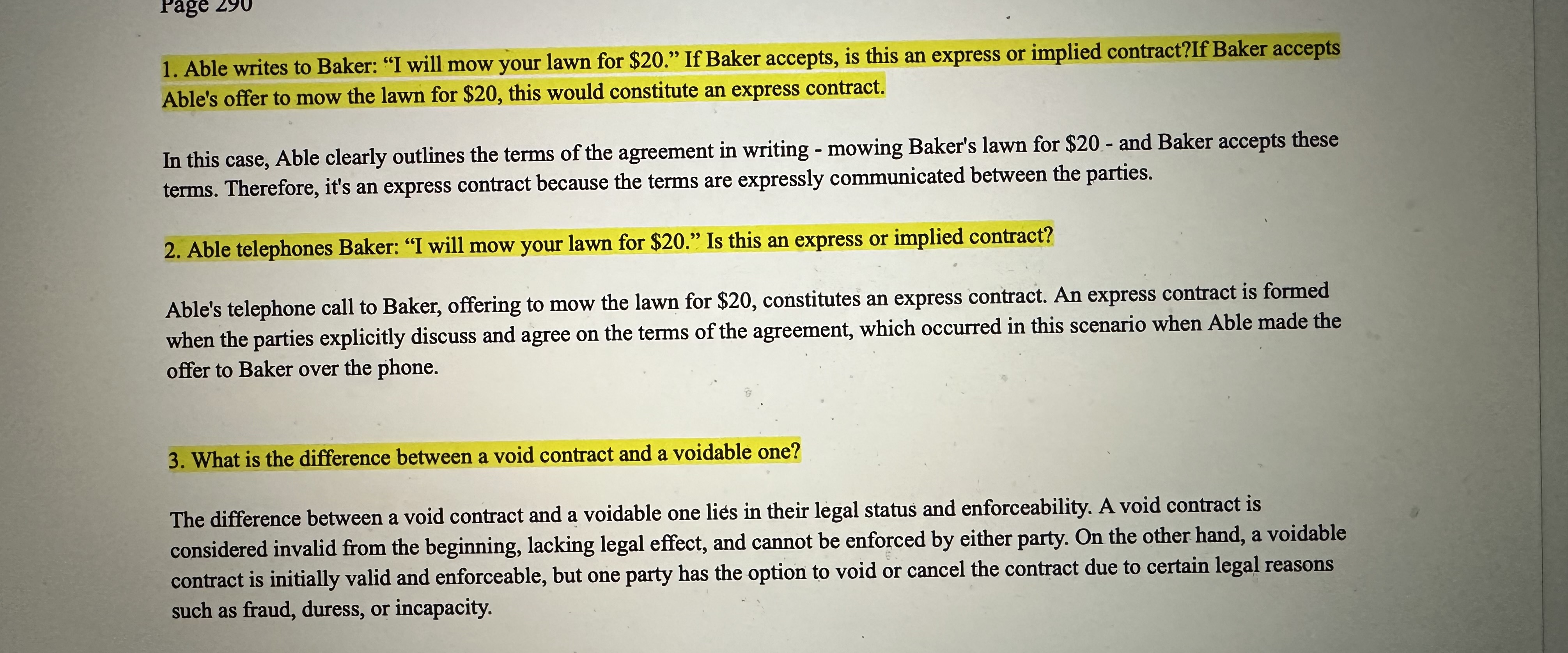  Hello! Can someone help me with this law course question and