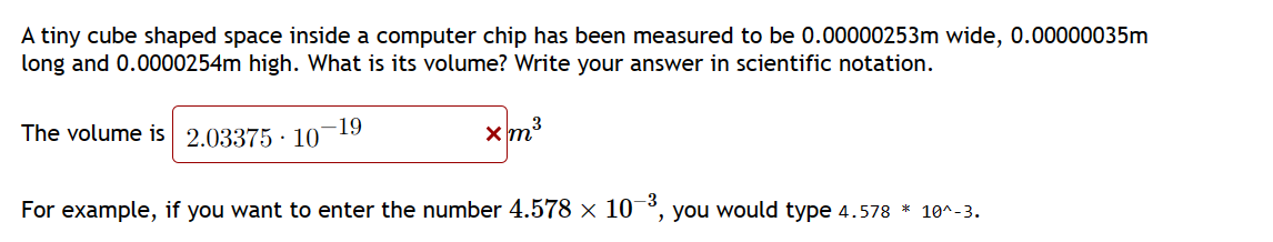  A tiny cube shaped space inside a computer chip has been