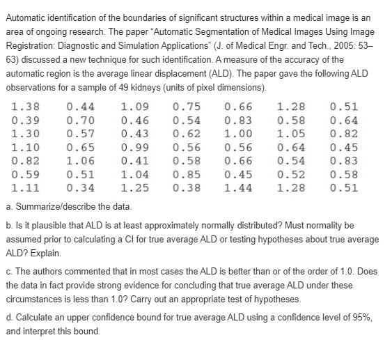 [Note: SAS explicitly tests Ho: u = 0, so to test H: