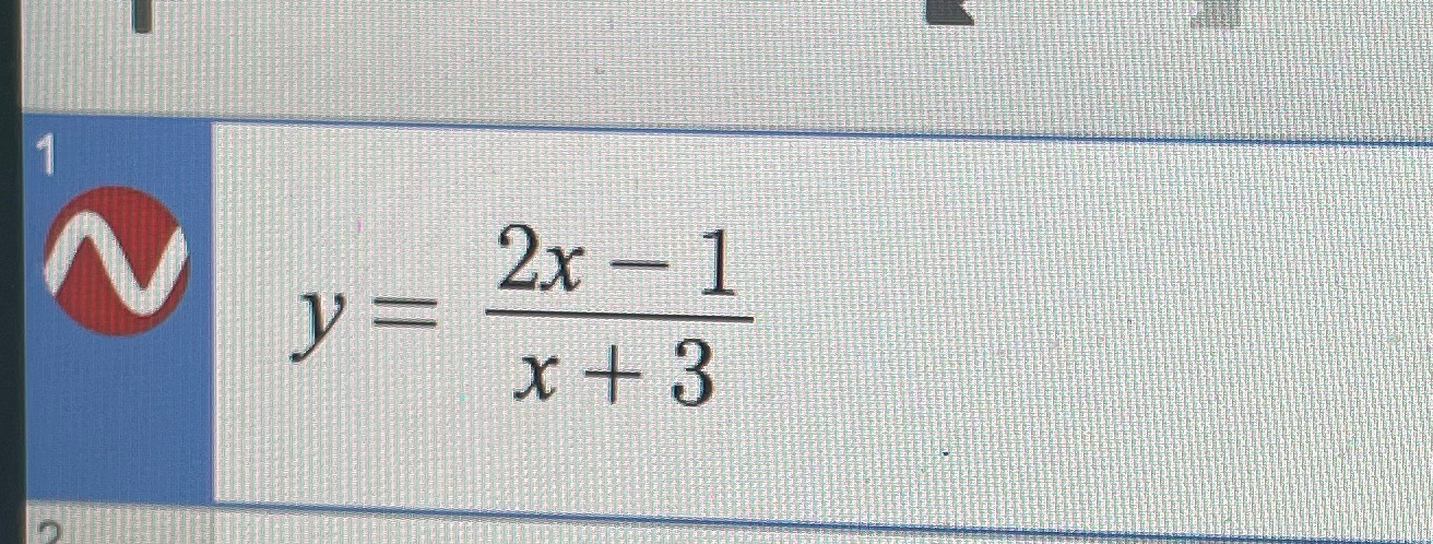 how to put this into general hyperbola form 2x - 1 y