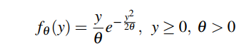 Let Y1,...,Yn be a random sample from a distribution with the density
