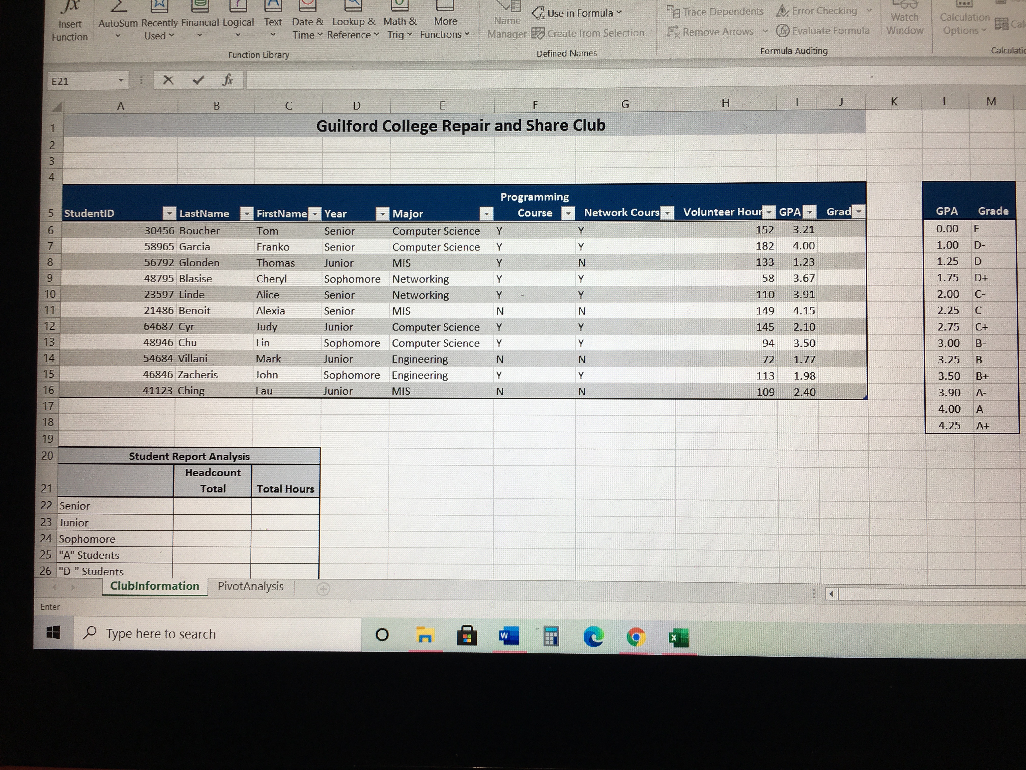  -60 " Use in Formula "Trace Dependents Error Checking Watch Calculation