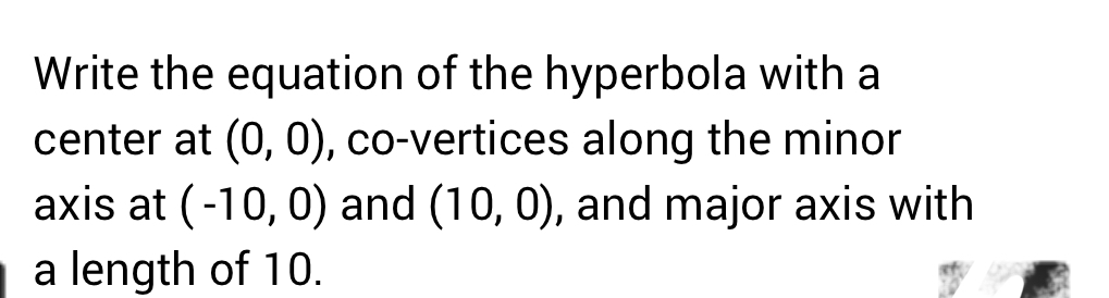 must include: E e A logarithmic function with a base value for