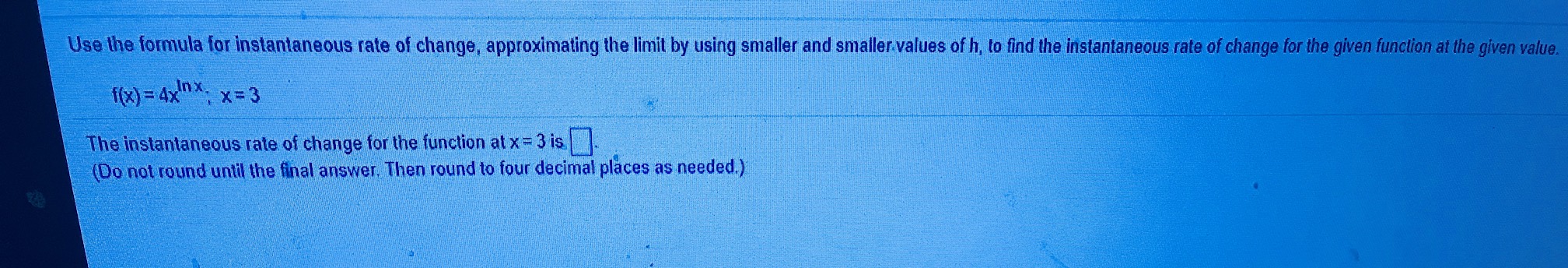 Solve the equation with the information below. Please solve as quickly as