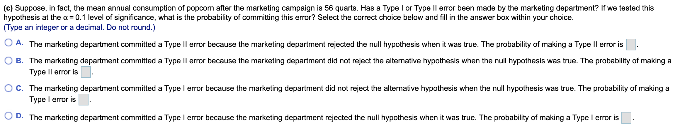 annually by Americans is 56 quarts. The marketing division of the food