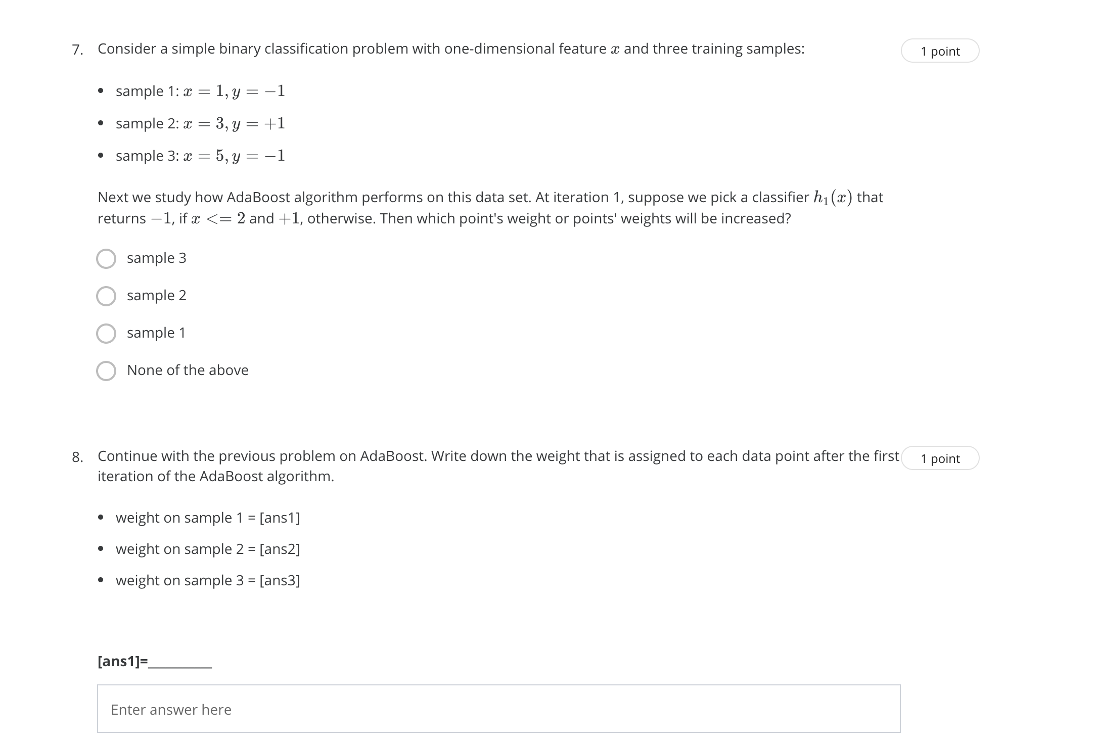 feature to split a node. B Boosting is a general approach that