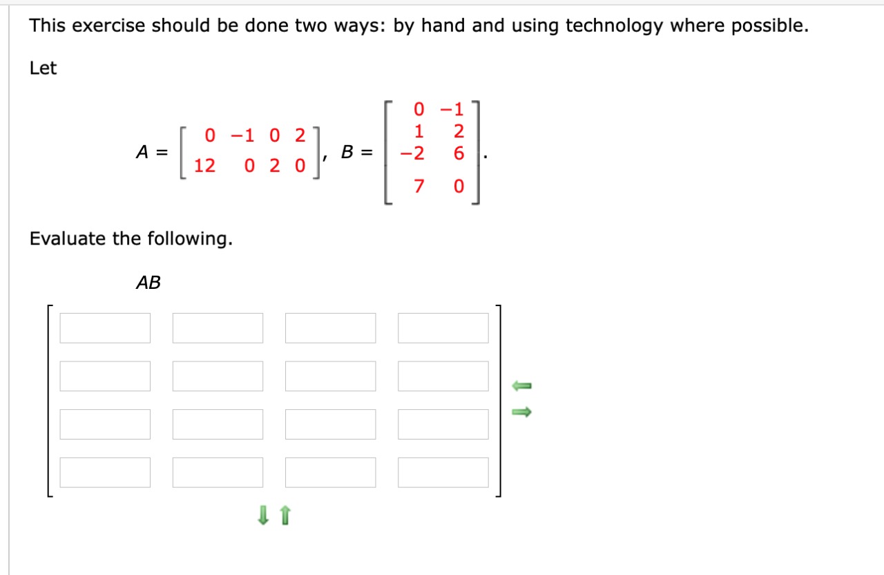 Find answers This exercise should be done two ways: by hand and