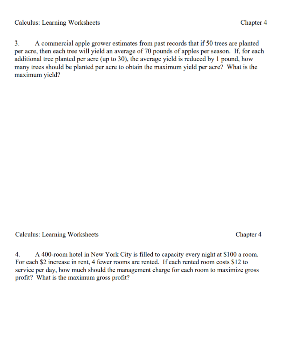 please answer these 2 questions, calculus for business administration. Calculus: Learning