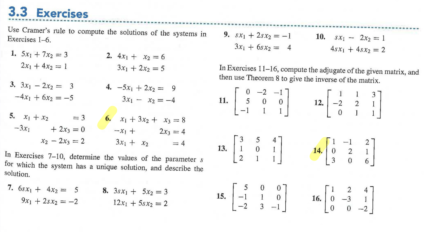 Please answer the highlighted questions with step-by-step solution. Thank you very much!