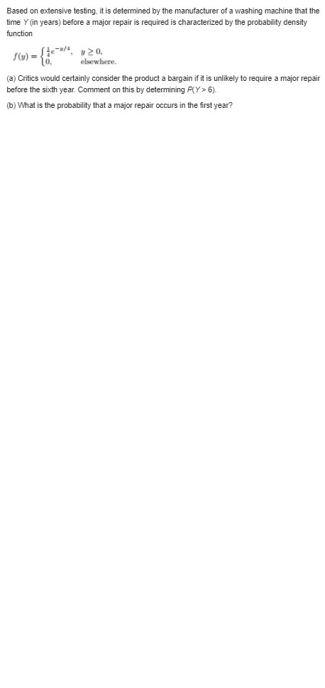 X that has the density function 0 6). (b) What is the