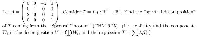 value decomposition of A. (b) Sketch A( S ), the image of