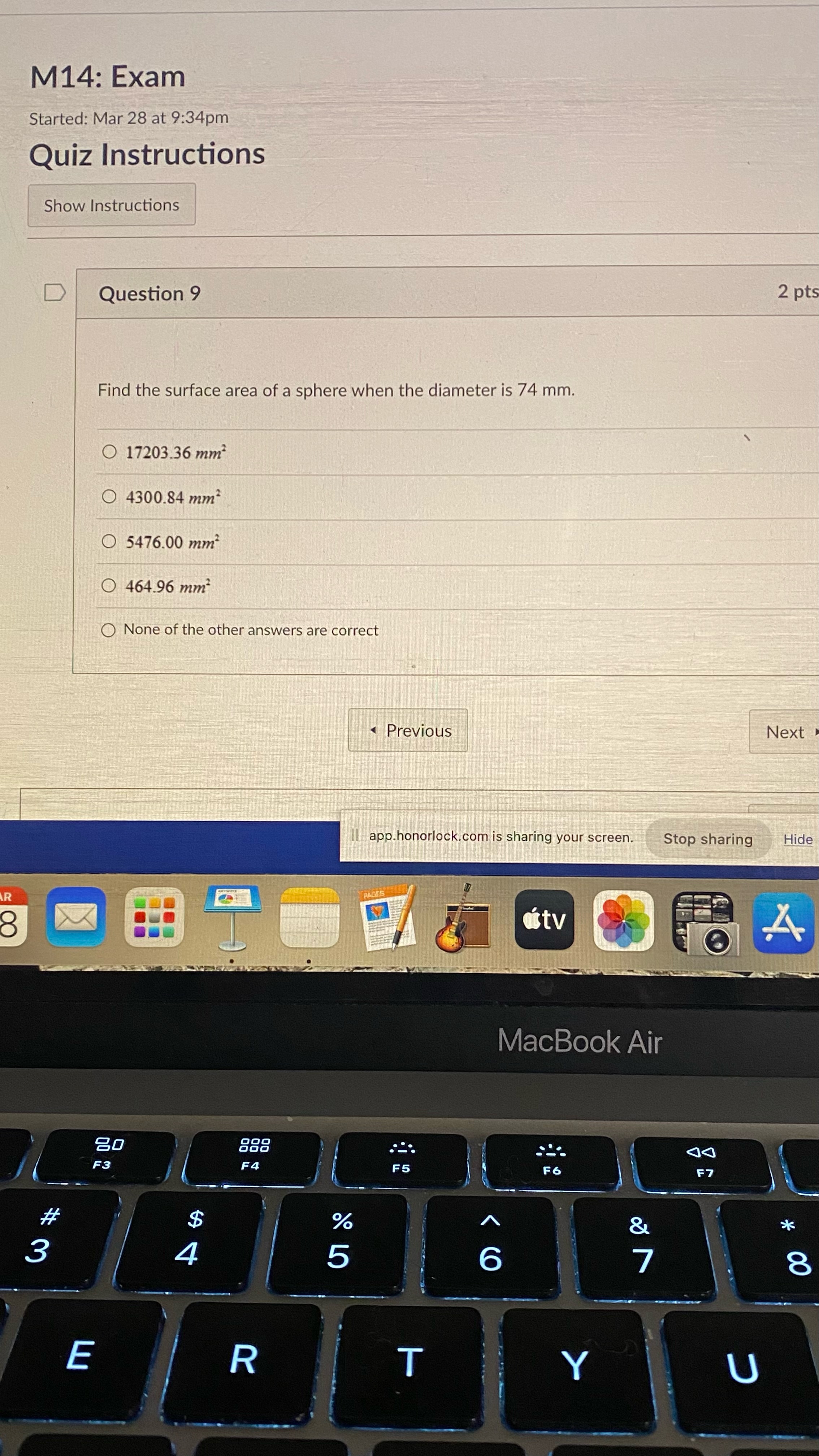 Find the perimeter and area. 9.2 mi 7.8 mi CL.. 8.4 mi