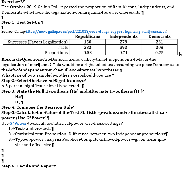 Please help with these questions. There are 6 steps to do. I