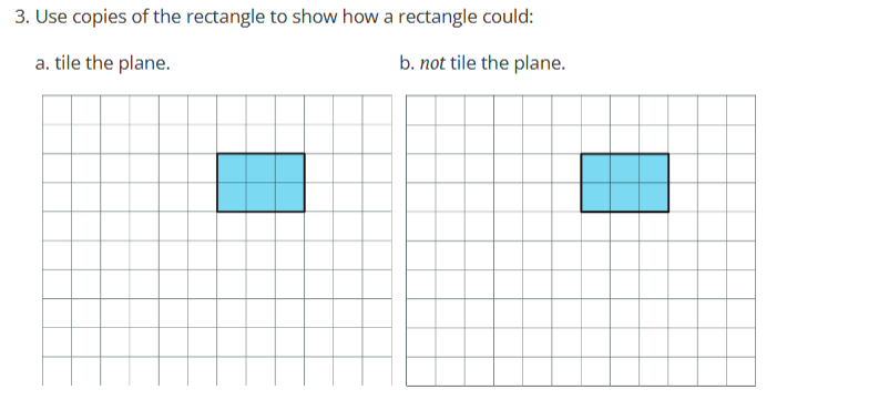 three different quadrilaterals, each with an area of 12 square units.3. Use