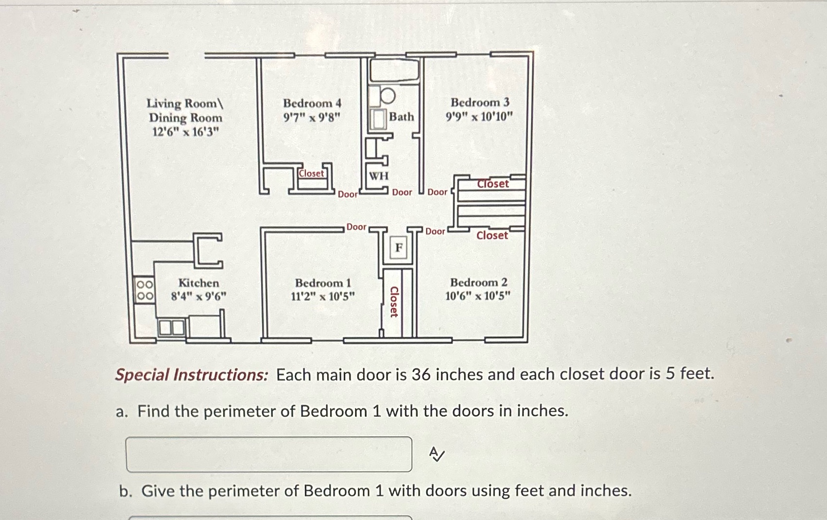 Also I need help finding bedroom 2 Sam as bedroom 1 [T