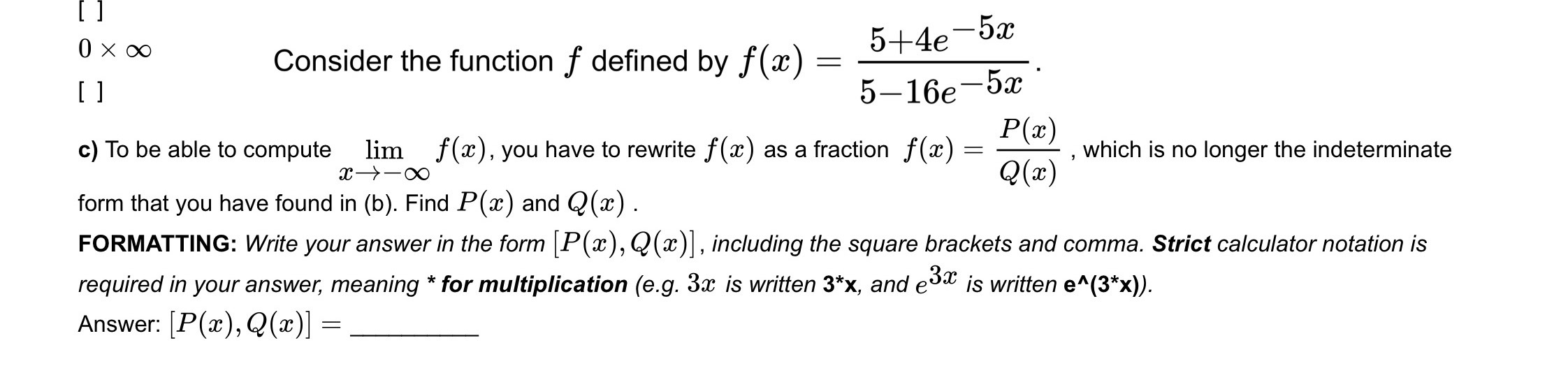  5m 0 X 0 Consider the function f defined by at)