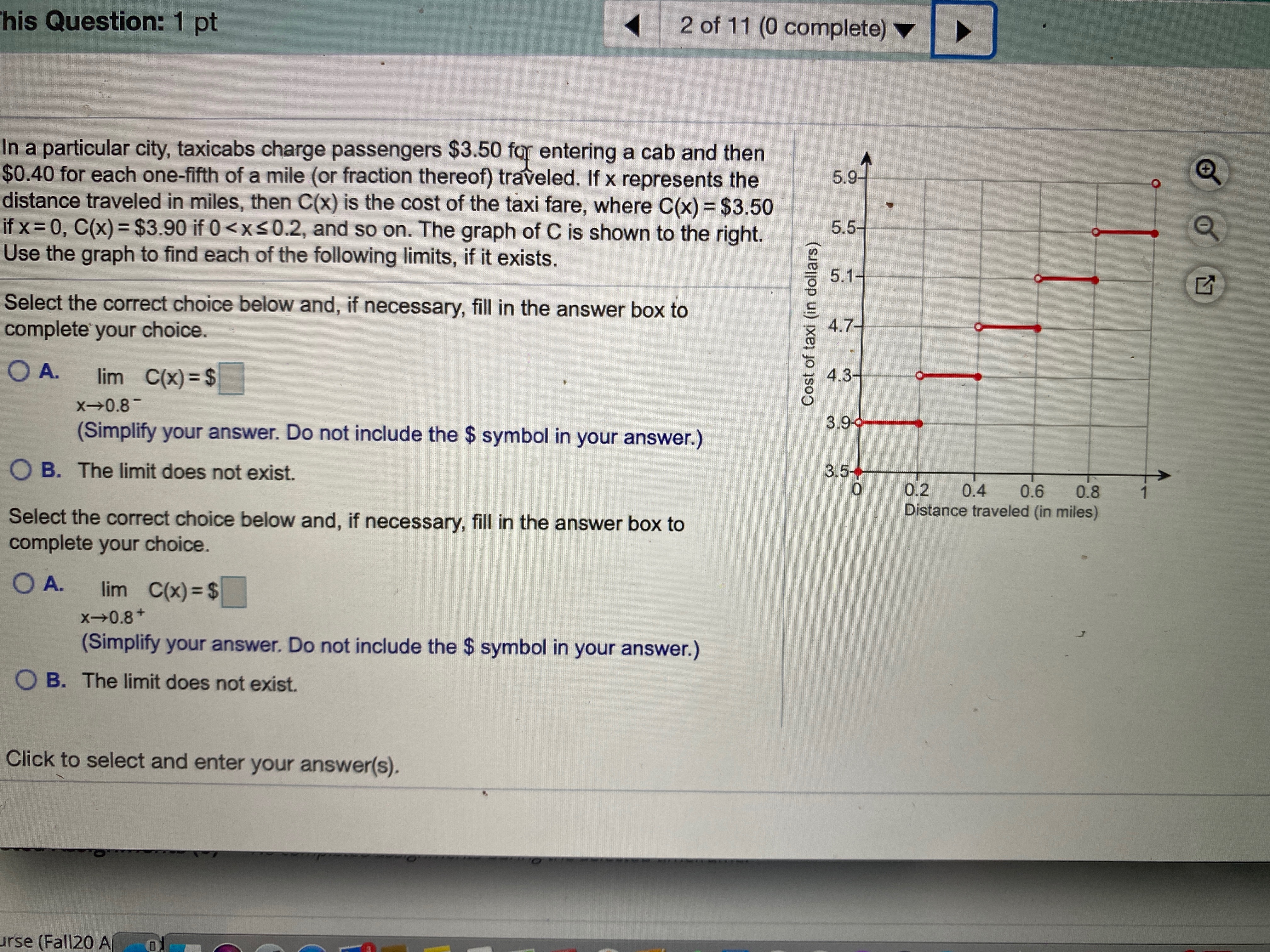 need help with this one his Question: 1 pt 2 of 11