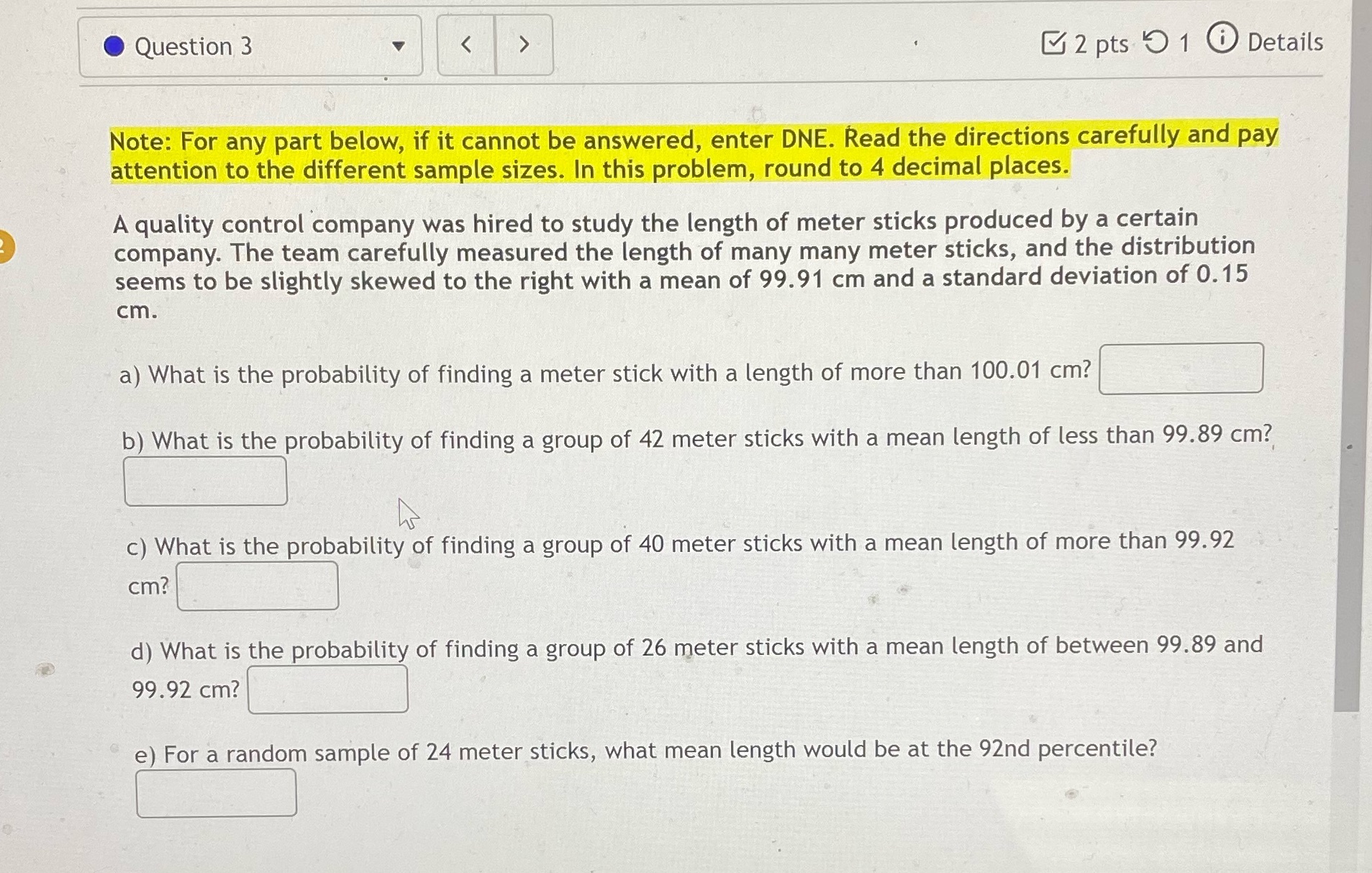  ot : & 2pts O 1 @ Details Note: For any