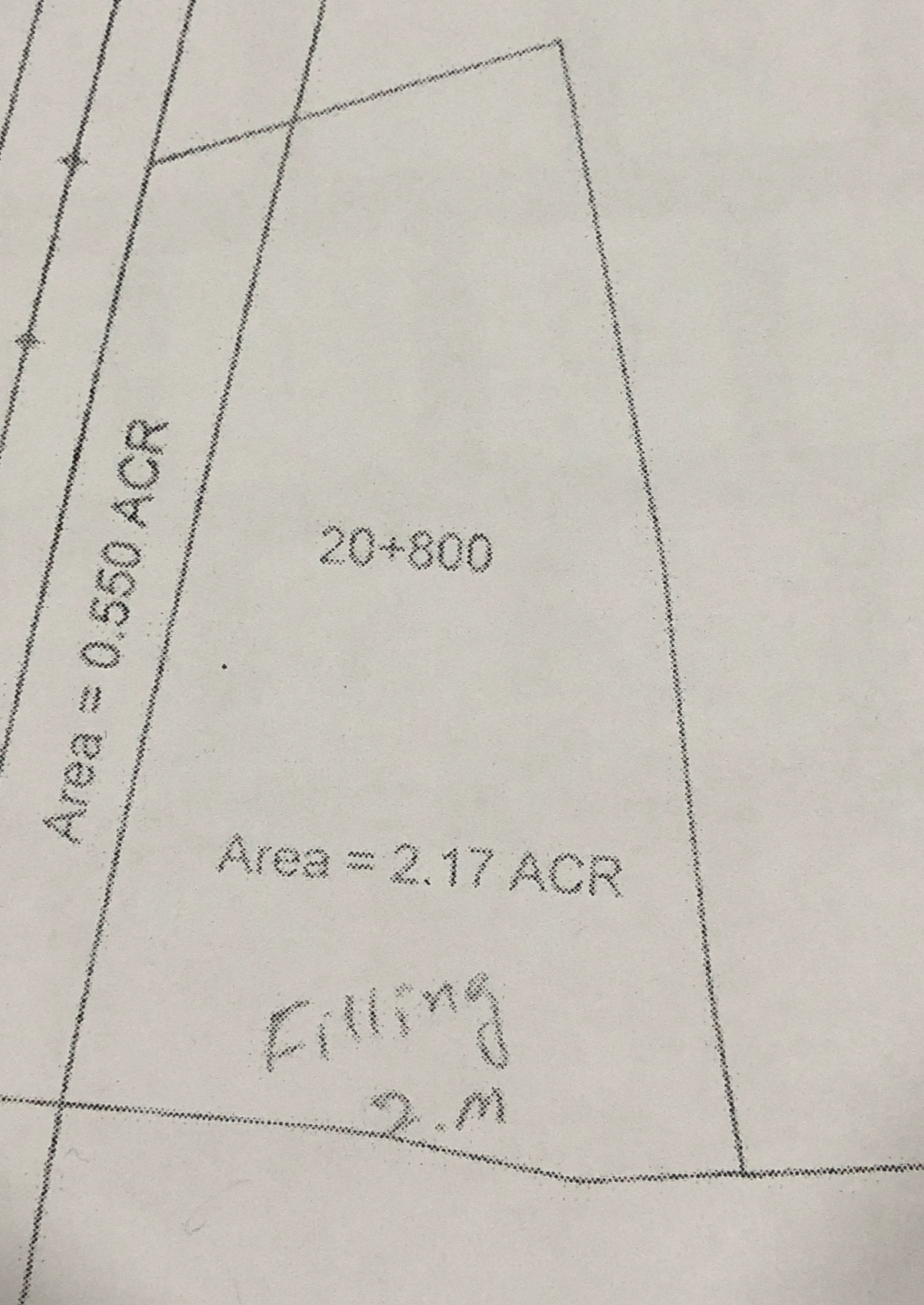  What will be the quantity achieved if 2 meter filling is