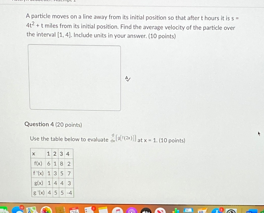 Please answer 3 and 4 A particle moves on a line away