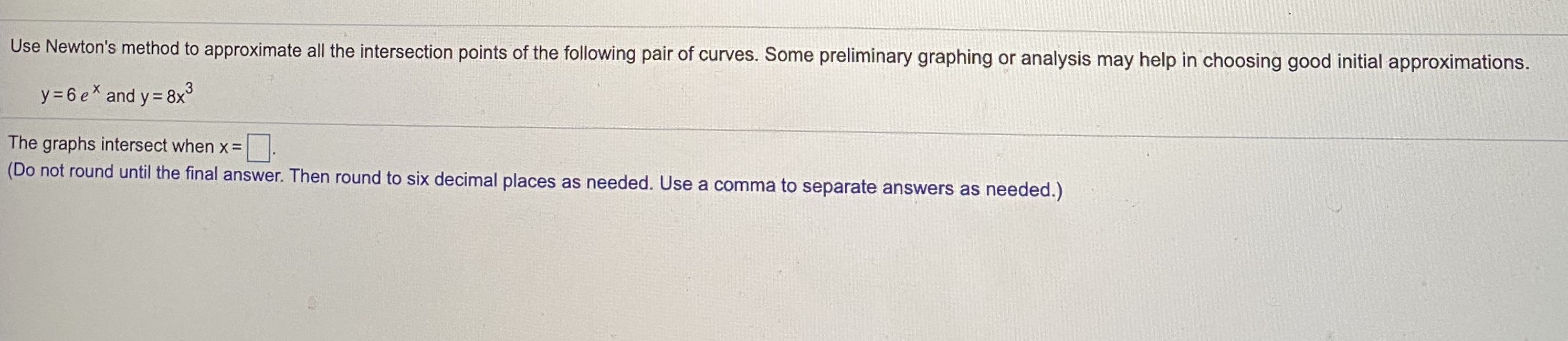 ASAP please. Thank you Use Newton's method to approximate all the intersection