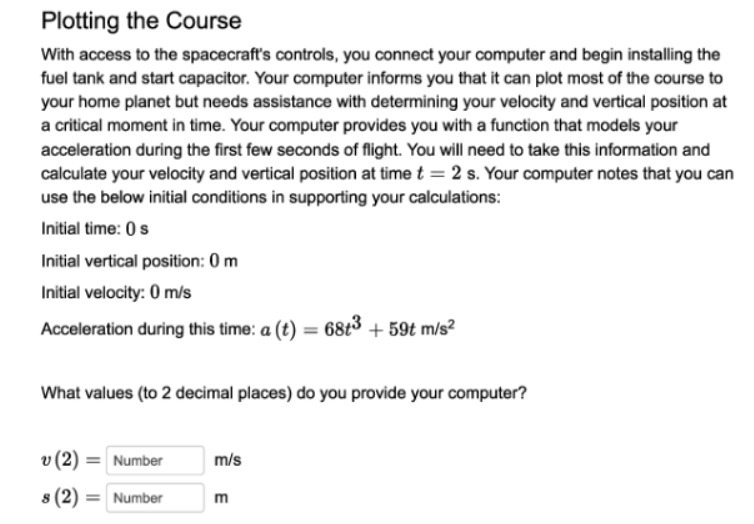  Plotting the Course With access to the spacecraft's controls, you connect