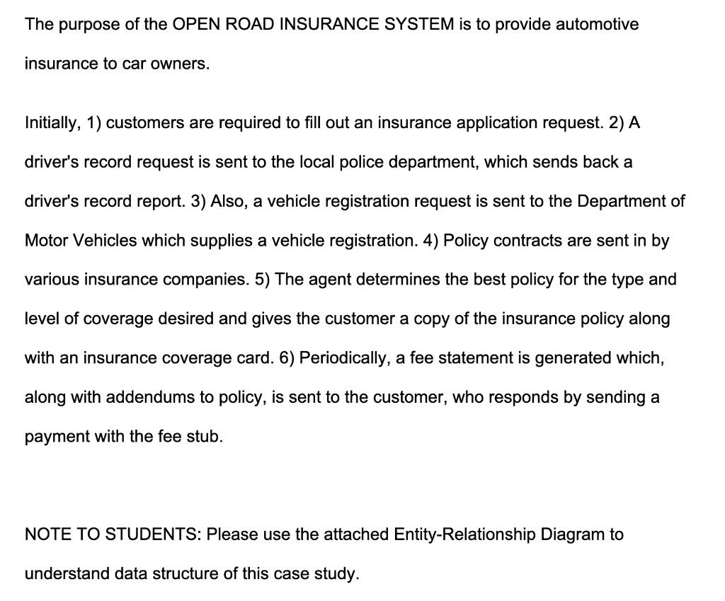 Complete Context diagram and associated DFDs (Level 0,1,2) for the Open Road