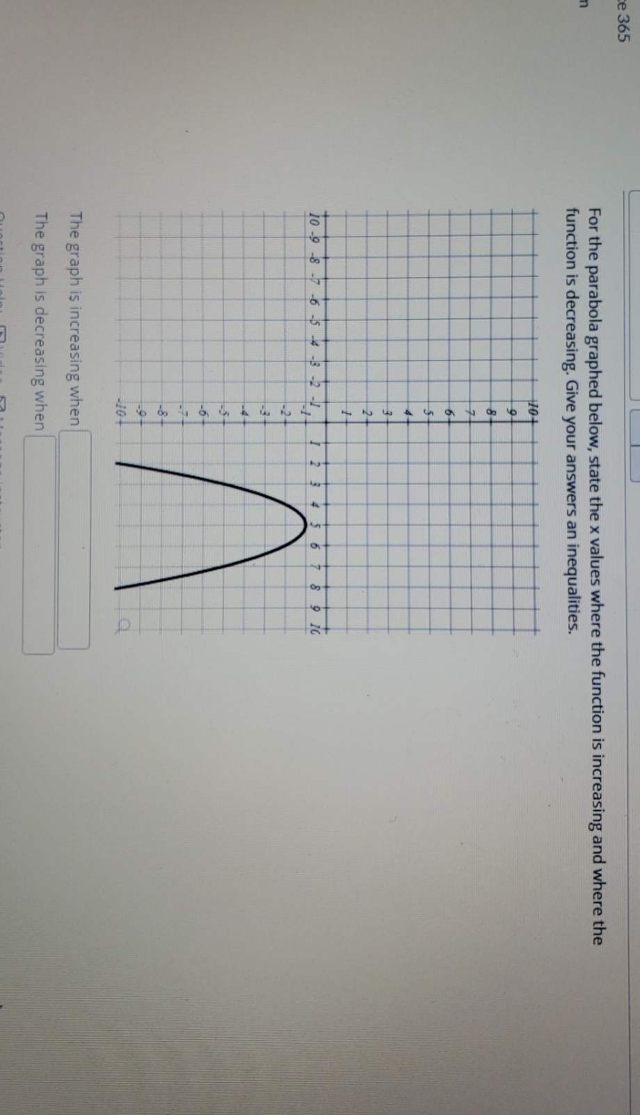 it has to be in interval notation pls help e 365 For