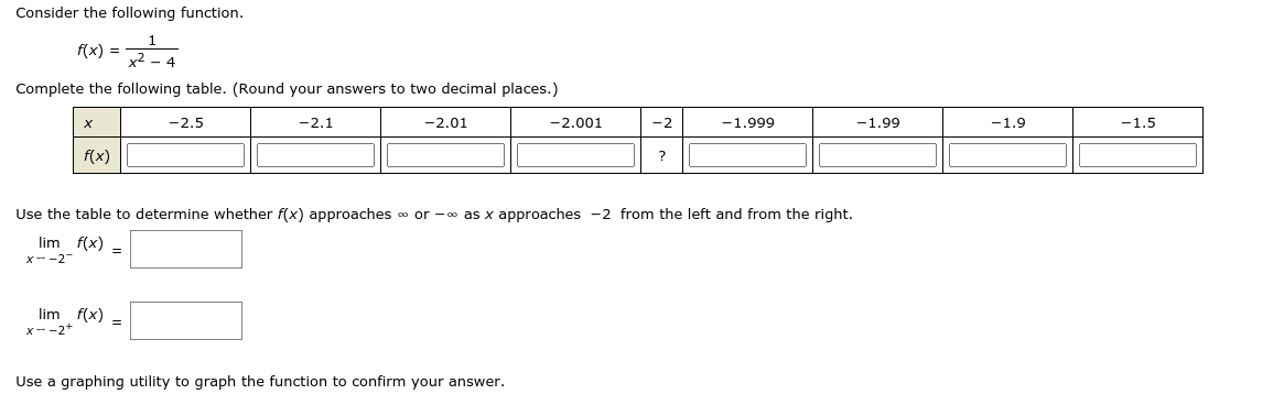 Consider the following function. Consider the following function. 1 x} x2 _