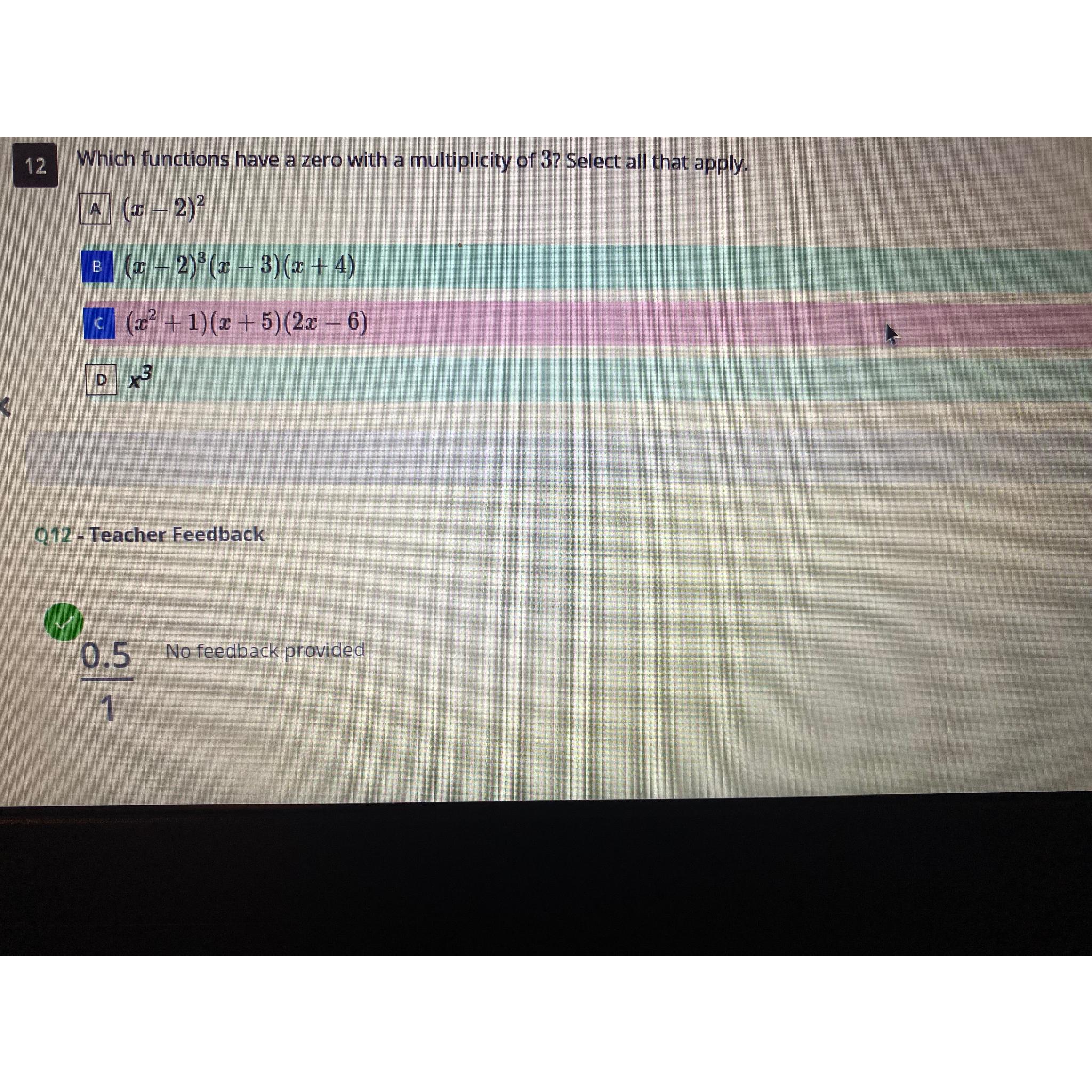  explain why the red answer is wrong 