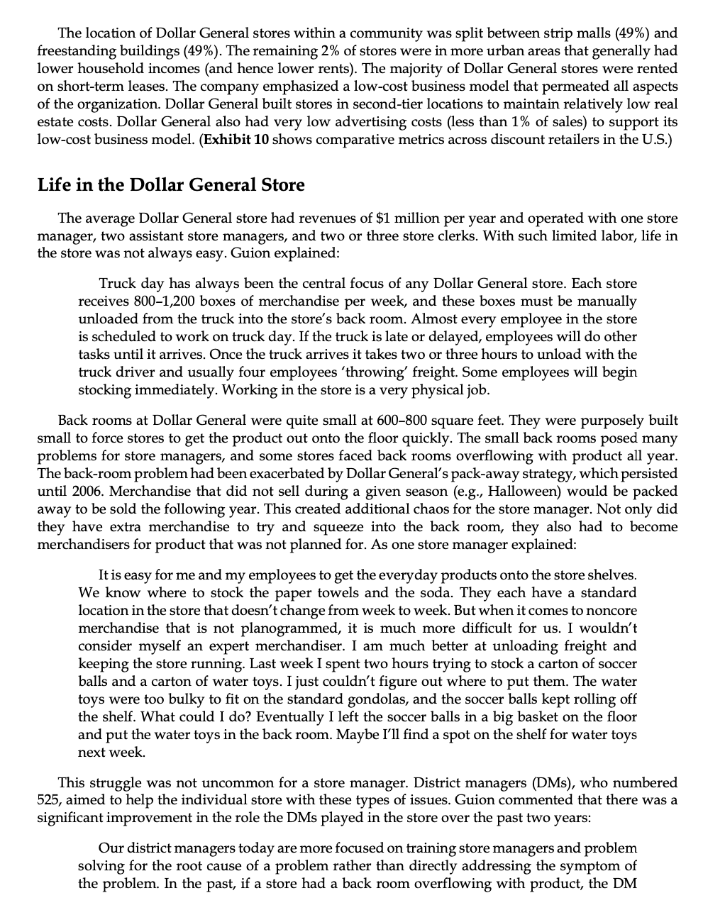 store in Nashville, Tennessee, David Perdue, CEO of Dollar General, reflected on