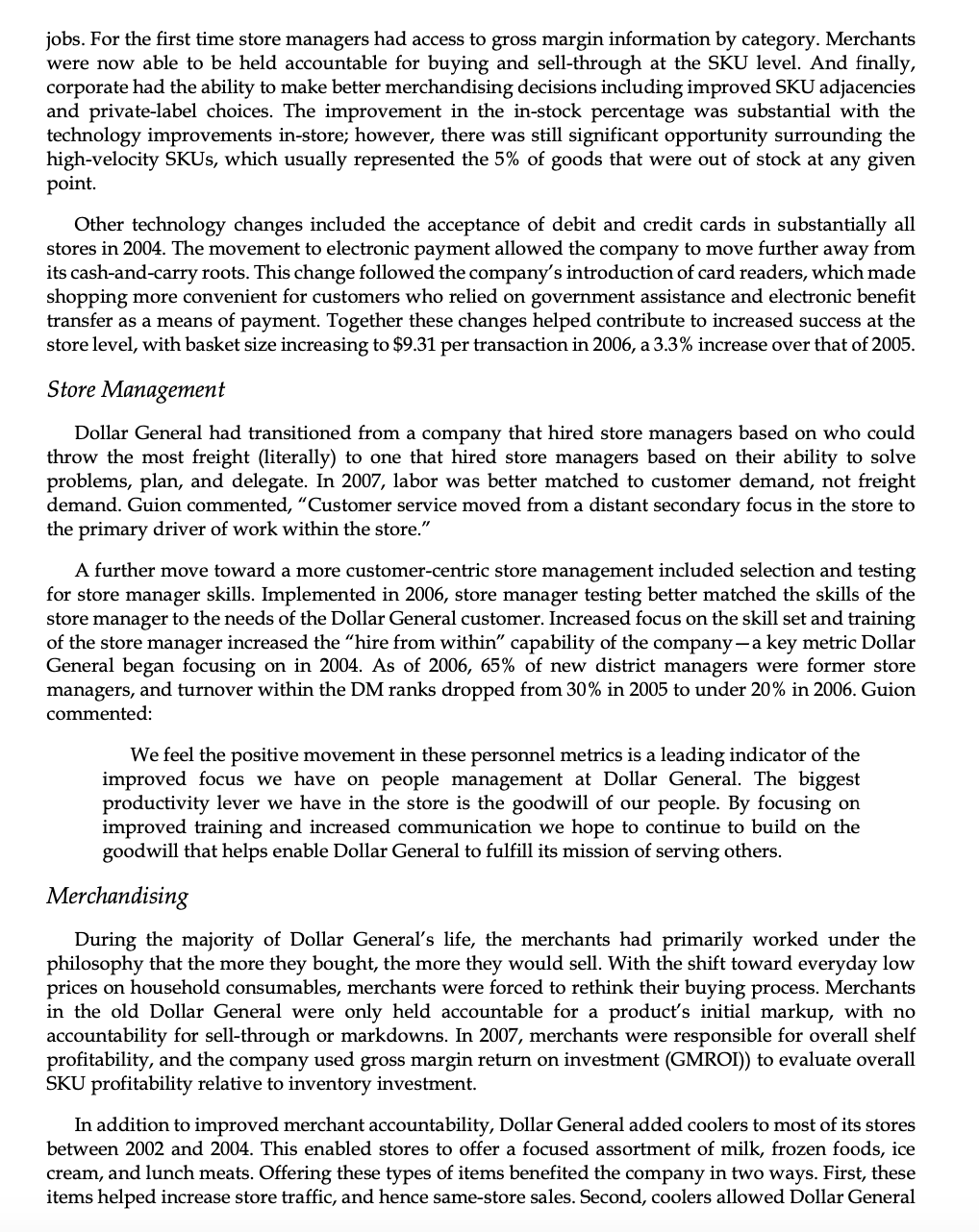 had made in the United States over the past decade. Many consumers